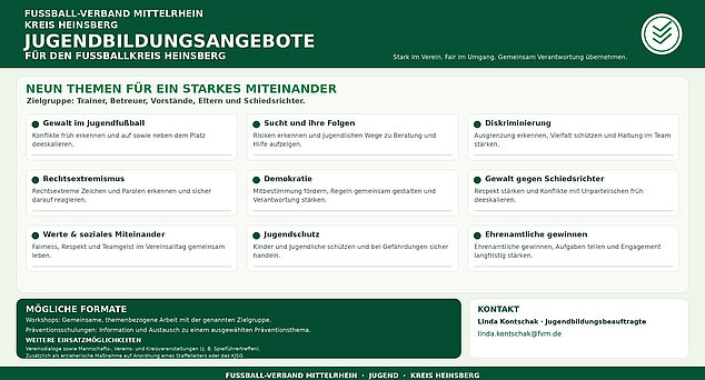 Jugendausbildungsangebote 