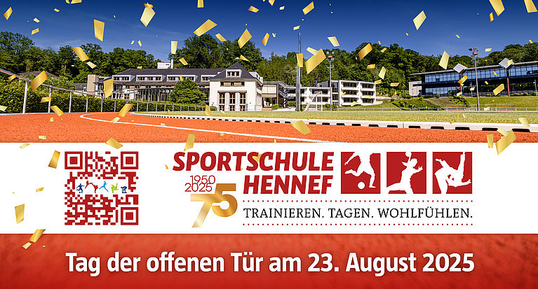 Sportschule Hennef feiert 75-jähriges Jubiläum: Einen Programm-Überblick zum Tag der offenen Tür